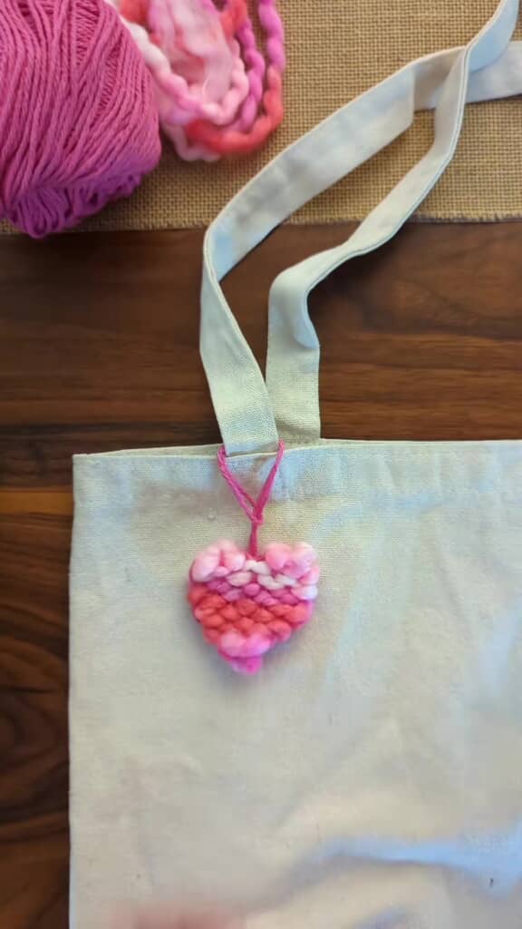 ハートのモチーフ完成