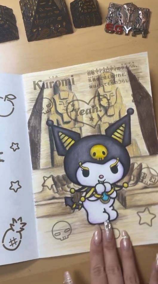 プロのイラストレーターが子ども用ぬり絵を本気で塗ると……　世界観がガラリと変化した驚きの仕上がりに称賛「めっちゃかわいいいい!!」