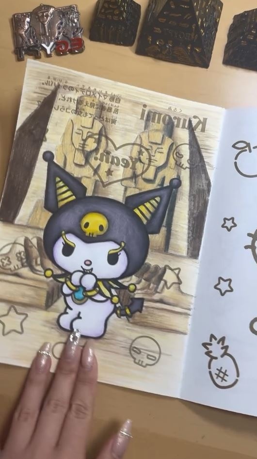 プロのイラストレーターが子ども用ぬり絵を本気で塗ると……　世界観がガラリと変化した驚きの仕上がりに称賛「めっちゃかわいいいい!!」