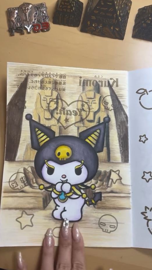 プロのイラストレーターが子ども用ぬり絵を本気で塗ると……　世界観がガラリと変化した驚きの仕上がりに称賛「めっちゃかわいいいい!!」