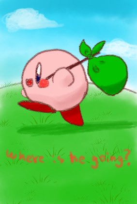 2014年に描いた星のカービィ