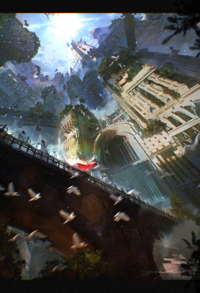 2025年の作品「物語が始まる」