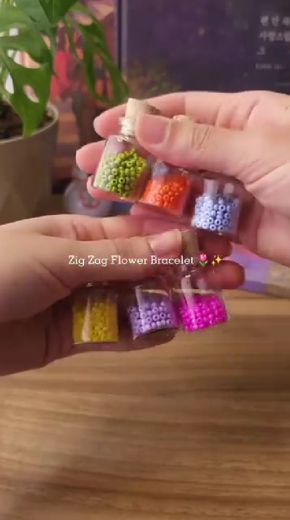 カラフルなビーズ