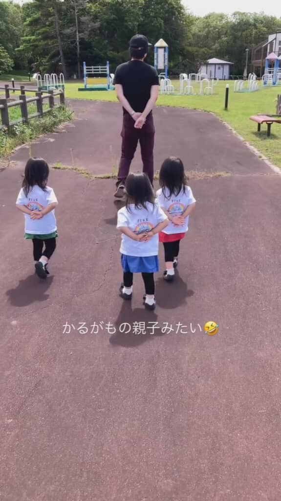 パパさんの知らないところでこんなかわいいことが