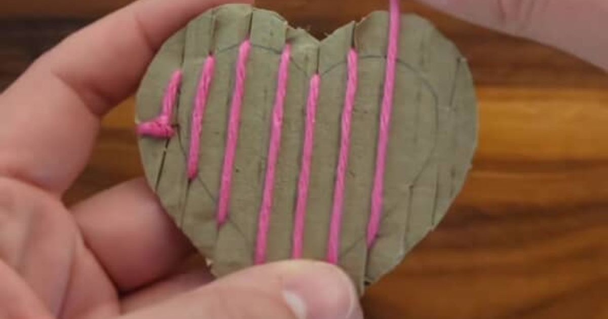 段ボールに糸をどんどん巻き付けていくと……　490万再生の“目を疑う完成品”に「やってみたい」「驚きました」【海外】（1/2） | ライフスタイル ねとらぼ