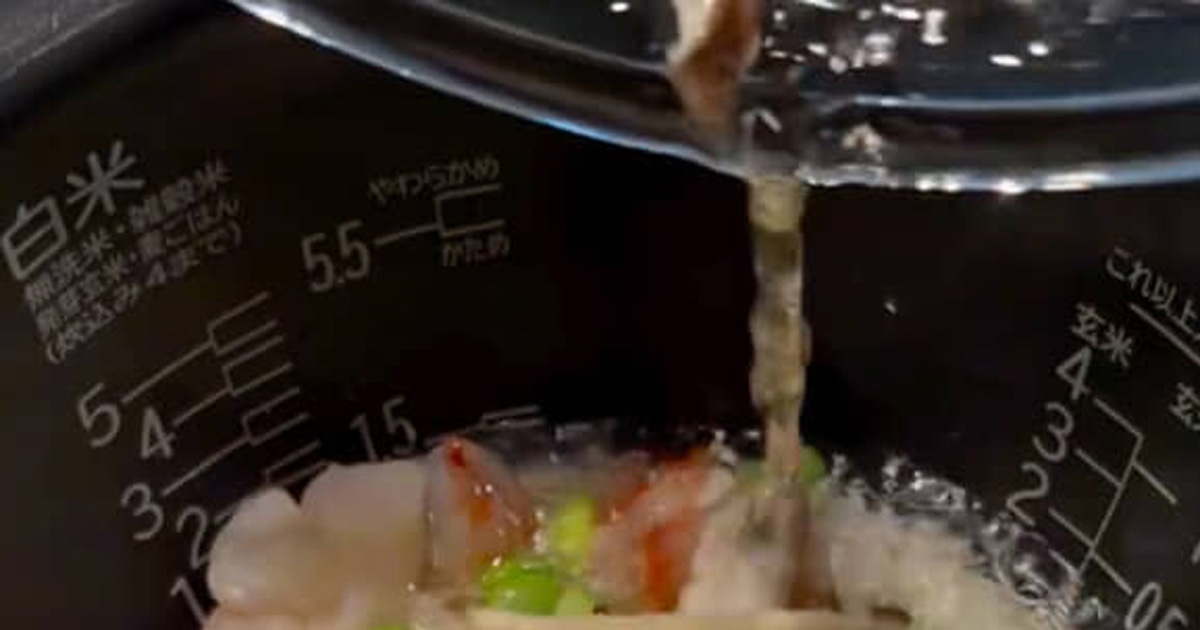 大阪出身の妻「551やん！」　炊飯器に入れて炊くだけで……　200万再生の再現レシピに「衝撃」「絶対作ります！」（1/3） | グルメ ねとらぼ