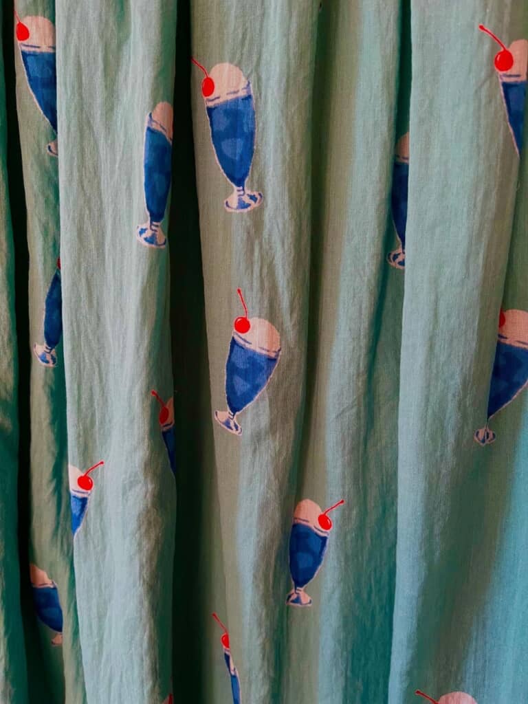 クリームソーダ柄がかわいい