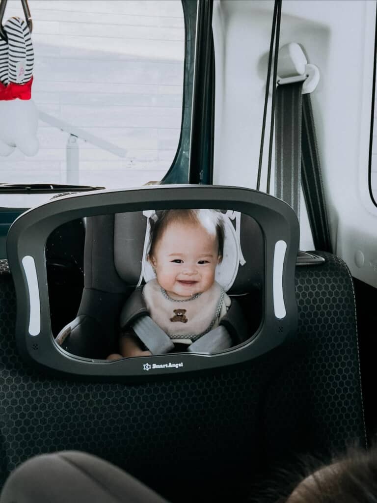 お家に到着した瞬間もにっこり笑顔