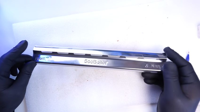 ピカピカになったトースターの部品