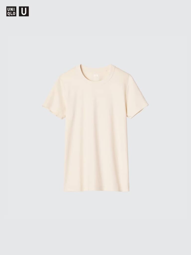 Uniqlo Uの「WOMEN クルーネックT」（1500円）