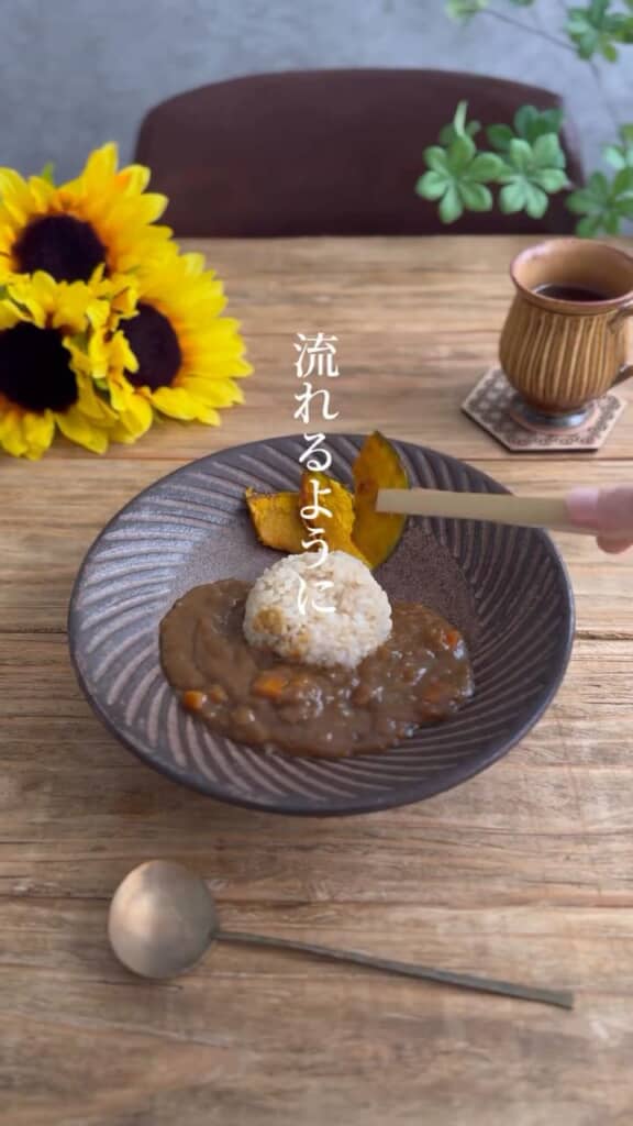 揚げ野菜は反時計回りに並べると美しい