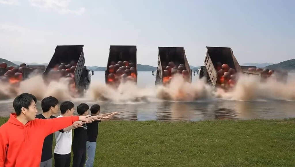 効果はさておき絵面はすごい