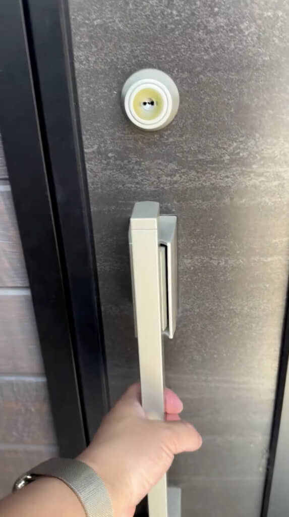 帰宅して玄関ドアを開けると……