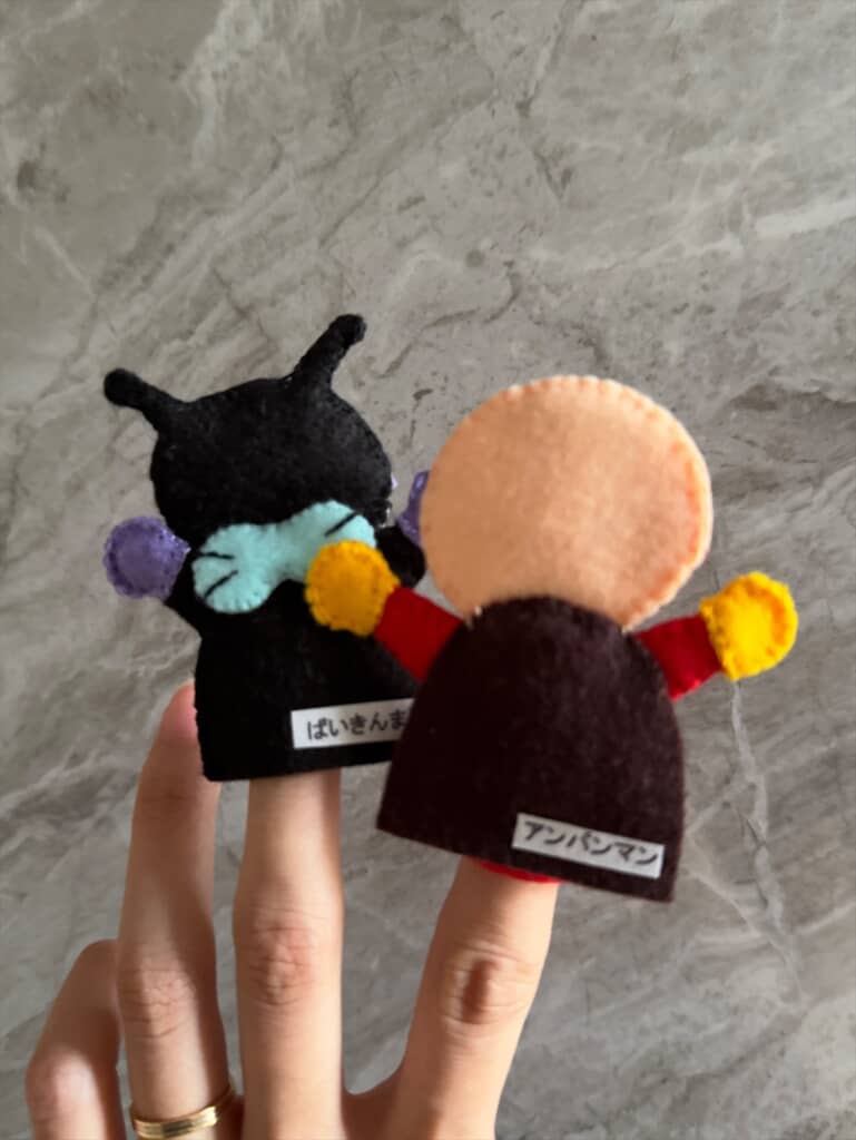 義母が手作りしてくれたアンパンマン仕様のトートバック