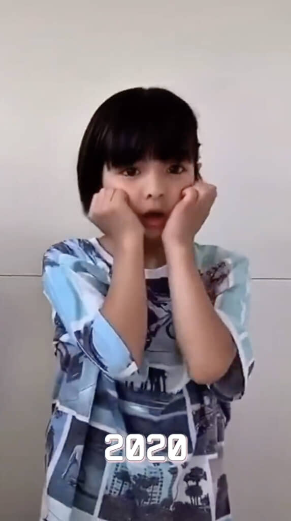 かわいらしいダンスを披露