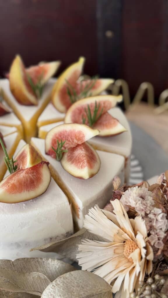 イチジクのケーキもすてき