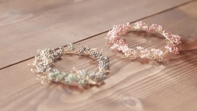 ビーズの色を変えてもすてき