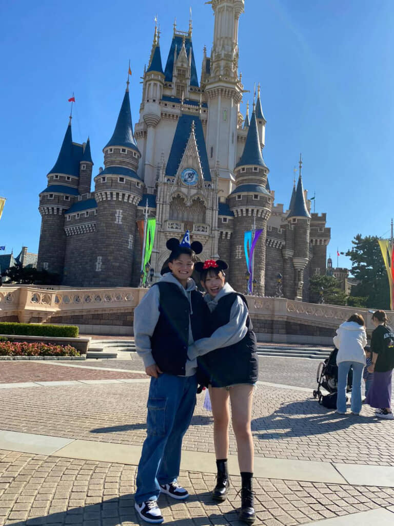 ディズニーでのツーショット