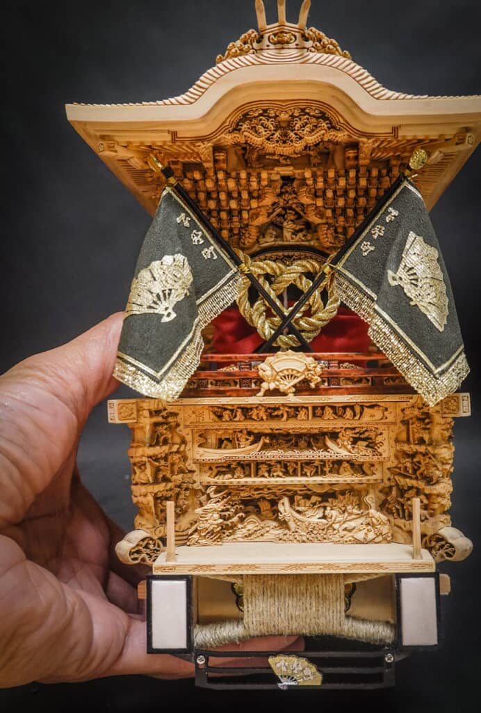 2025年に作ったミニチュアサイズのだんじり