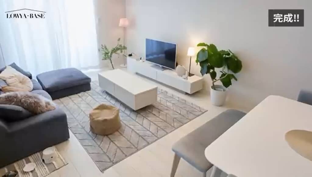 完成したお部屋がこちら！