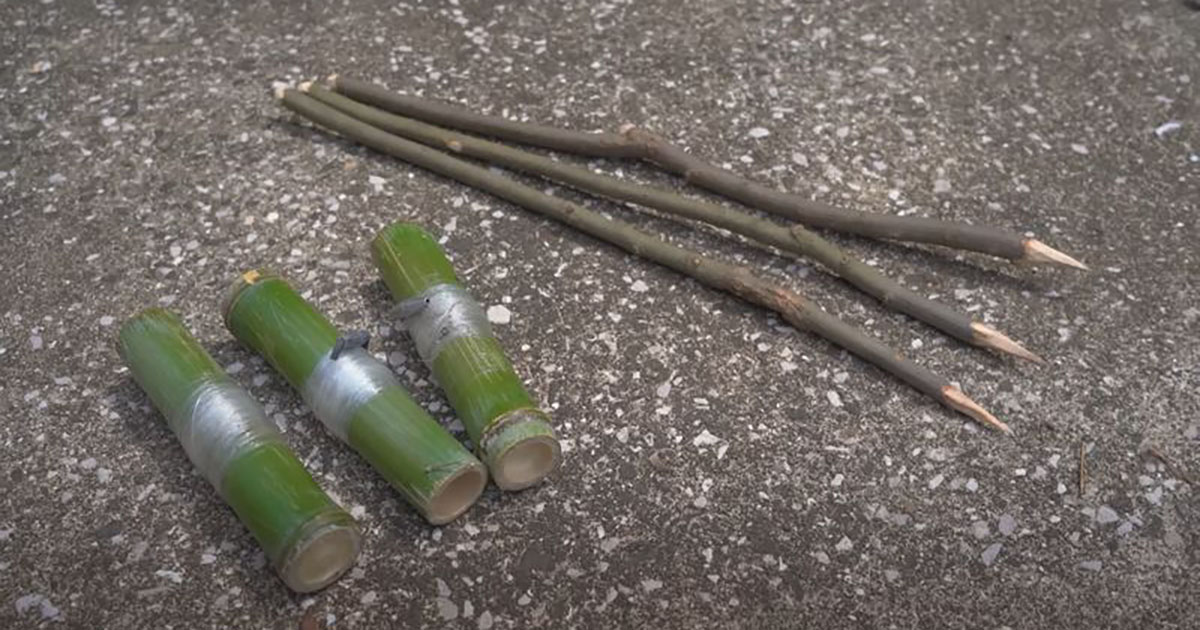 小さく切った竹→糸をぐるぐる巻き付けるだけで……「こんな釣り方初めて見ました」　ゲットした“まさかの大物”に反響（1/2） | その他生き物 ねとらぼ