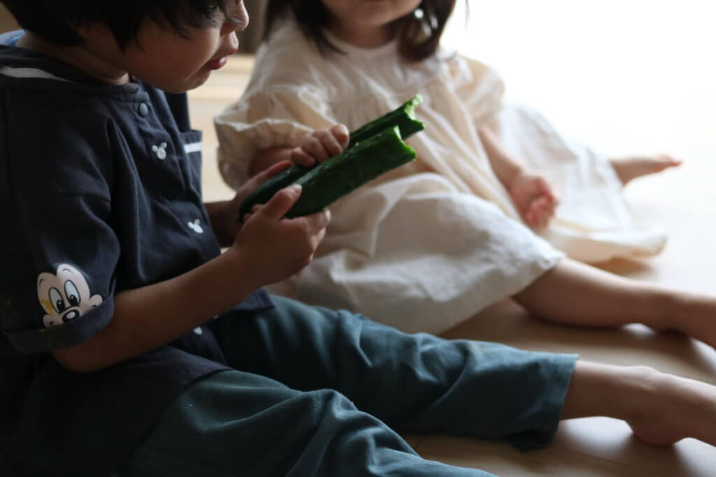 きゅうりでかんぱ～い！