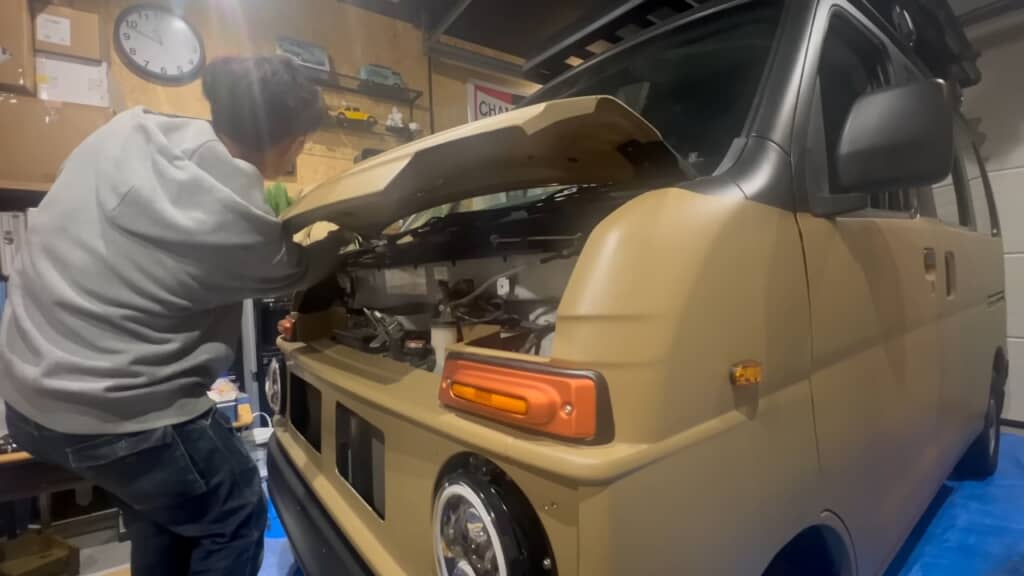 節約のためのDIYですが、換装についてはパーツショップと相談して進めたとのこと