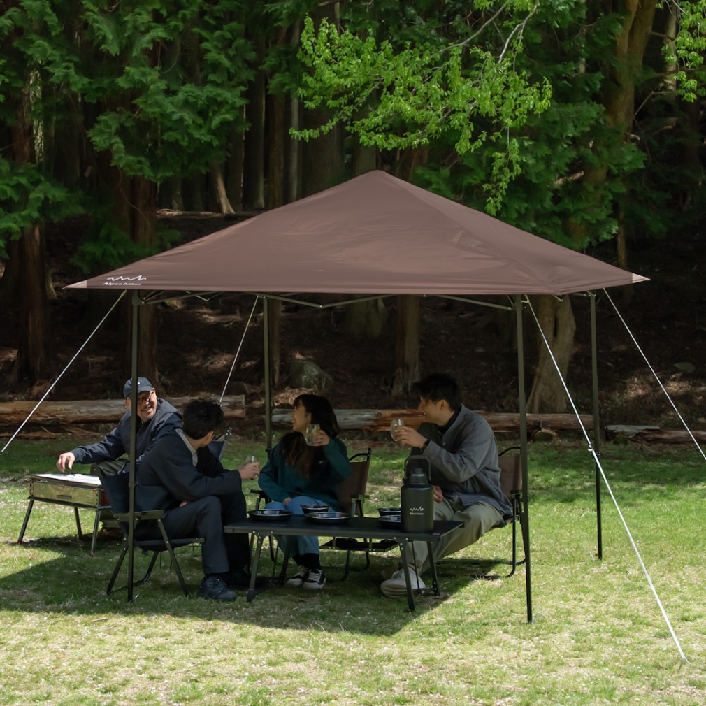Alpen Outdoors （アルペンアウトドアーズ） 100％完全遮光 ワンアクション型タープ2.5