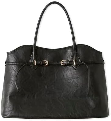 Snidel 今季新作 ソフトベルトトートバッグ 黒 【新品未使用】 高見えする高級感バッグ」SNIDELの“トートバッグ”が好評