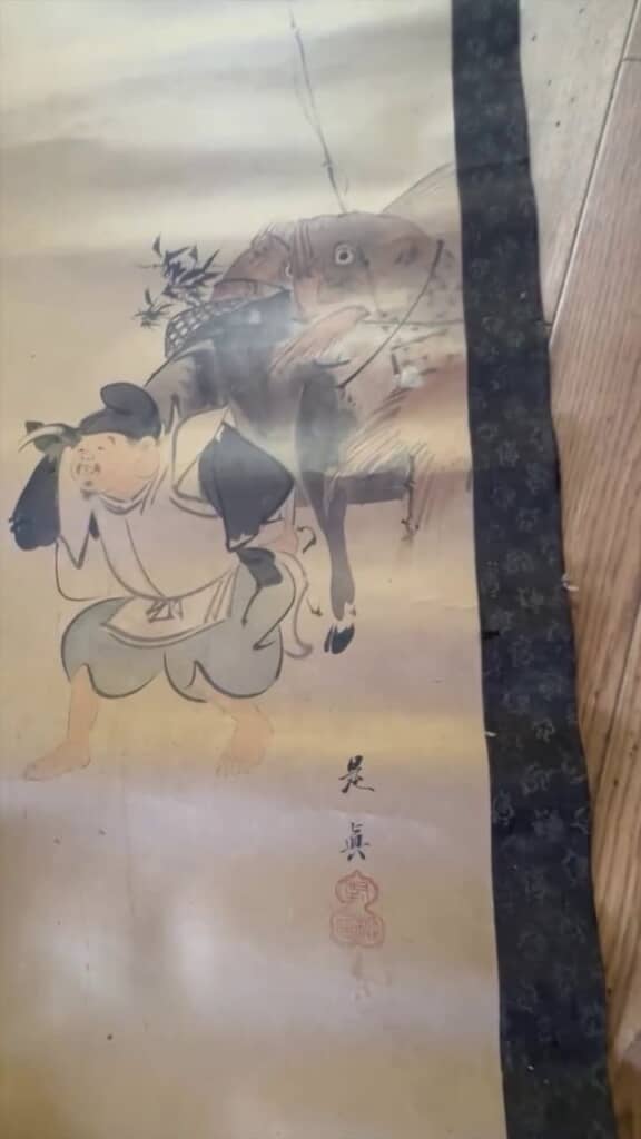巻き物に描かれていた絵