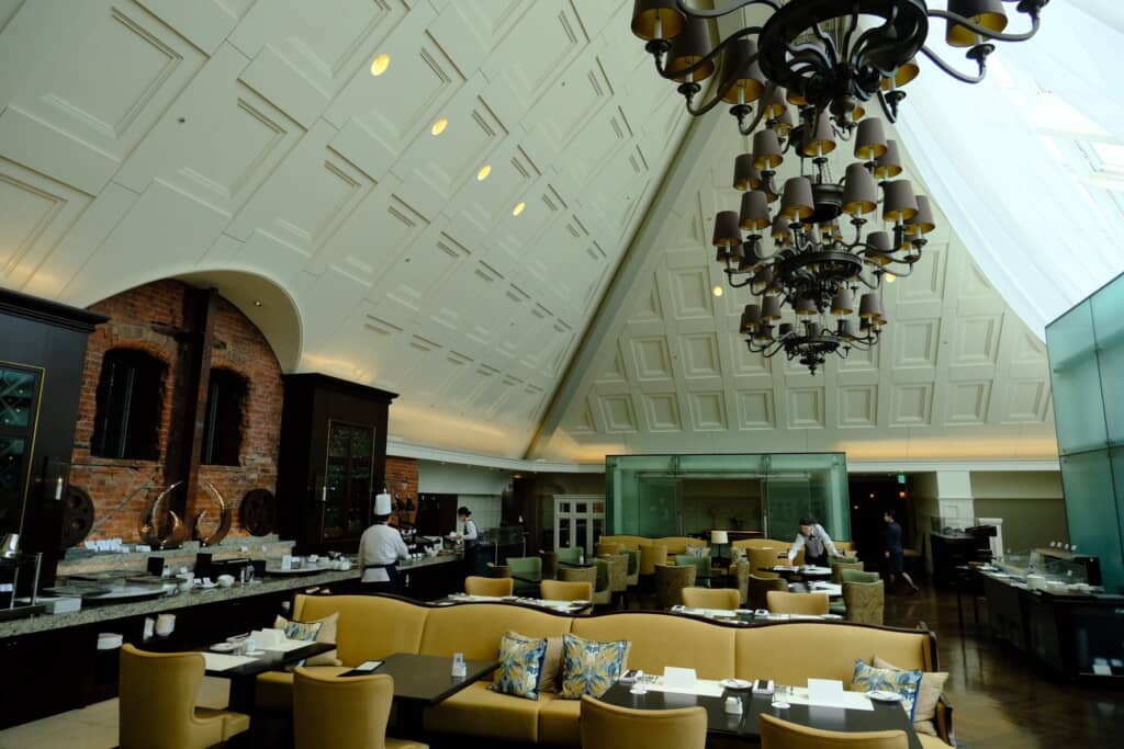 広々とした空間はラウンジとして使われています