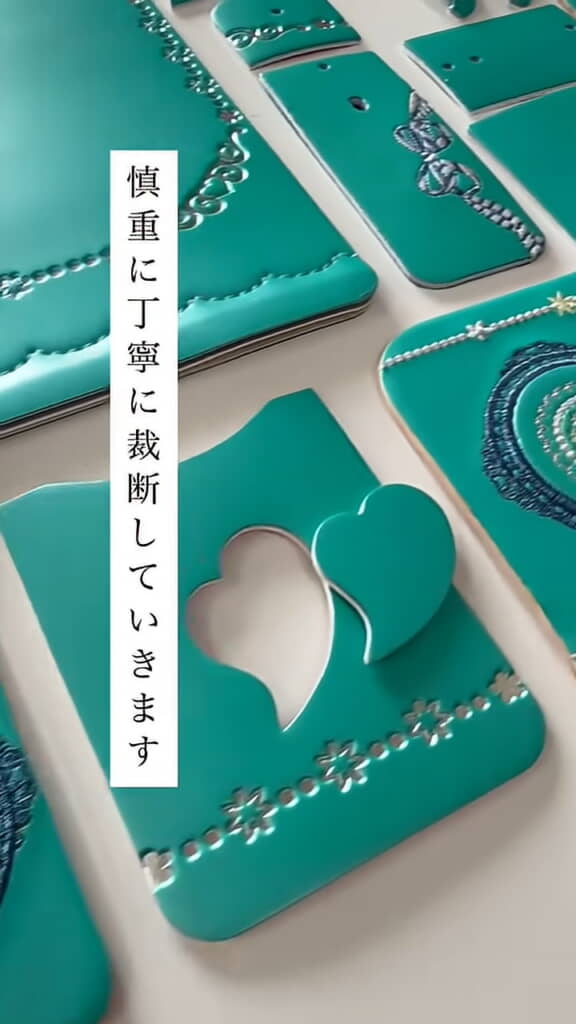 丁寧にパーツに切り分けます