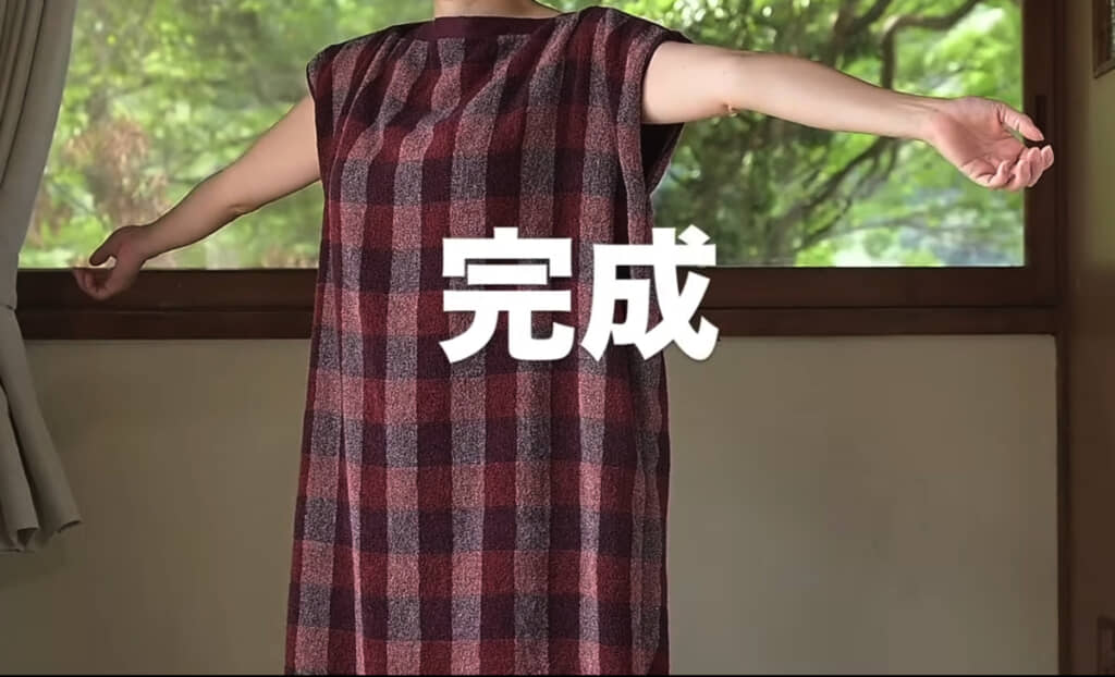 夏にぴったりな湯上りワンピースが完成！