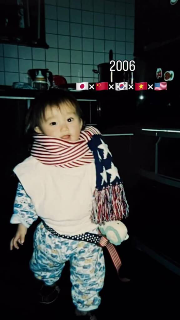 3歳のころのカレンさん