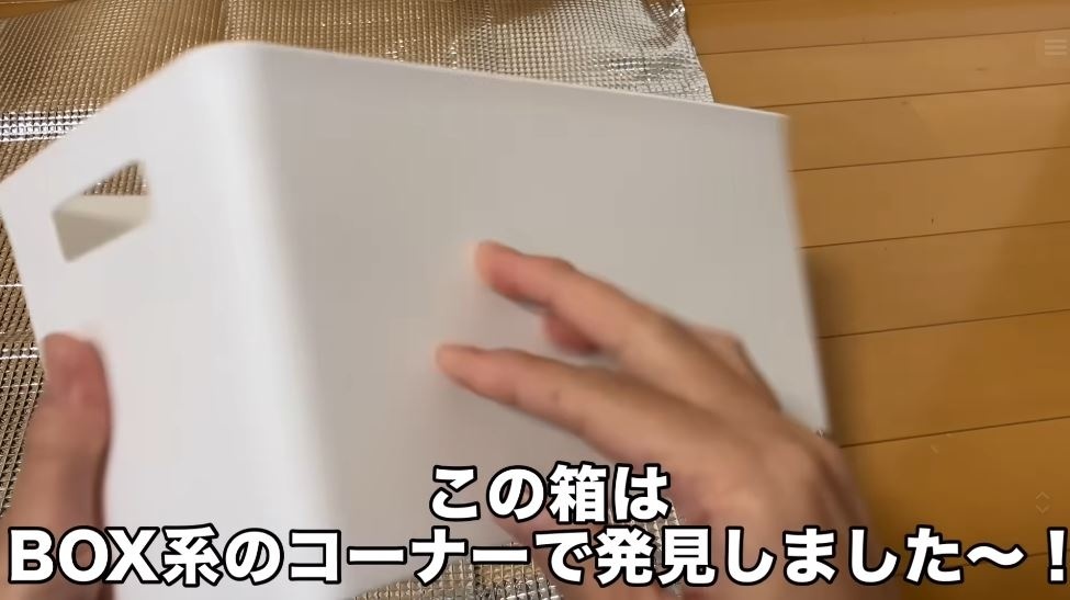 同じくダイソーの「ラッセバスケット スリム」