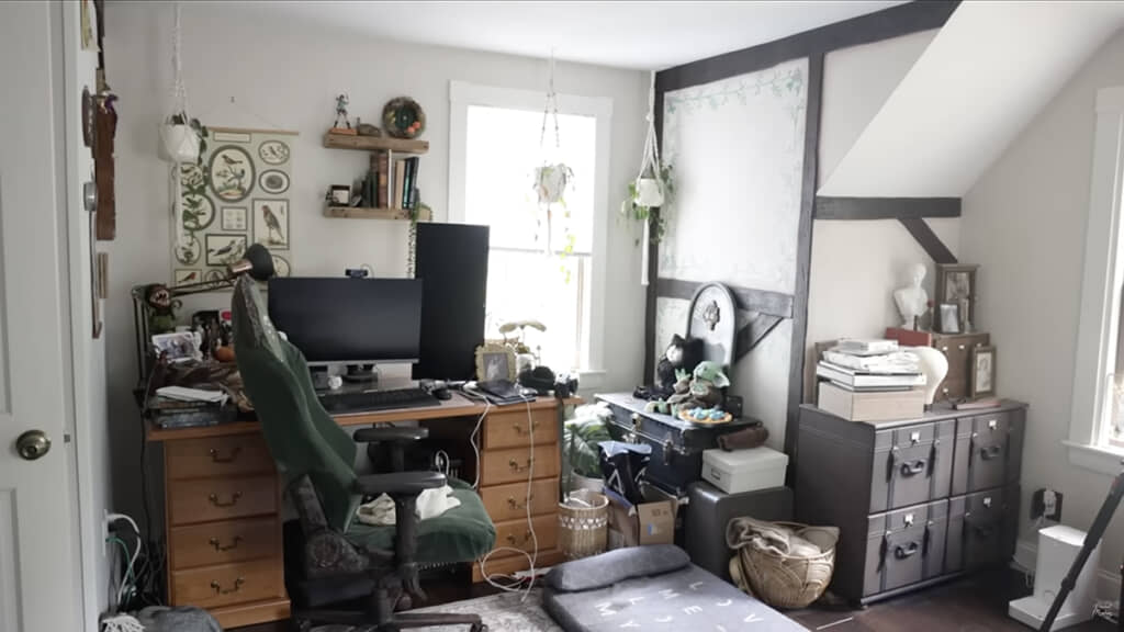 改装前の作業スペース