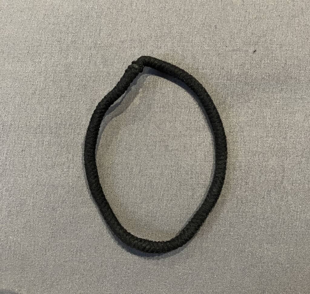 ギリギリ使える状態のヘアゴム