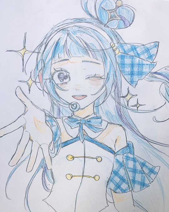 16歳のれもんさんが描いたキュアウインクのイラスト