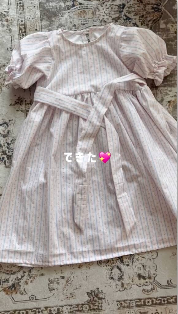 かわいいワンピースできました！