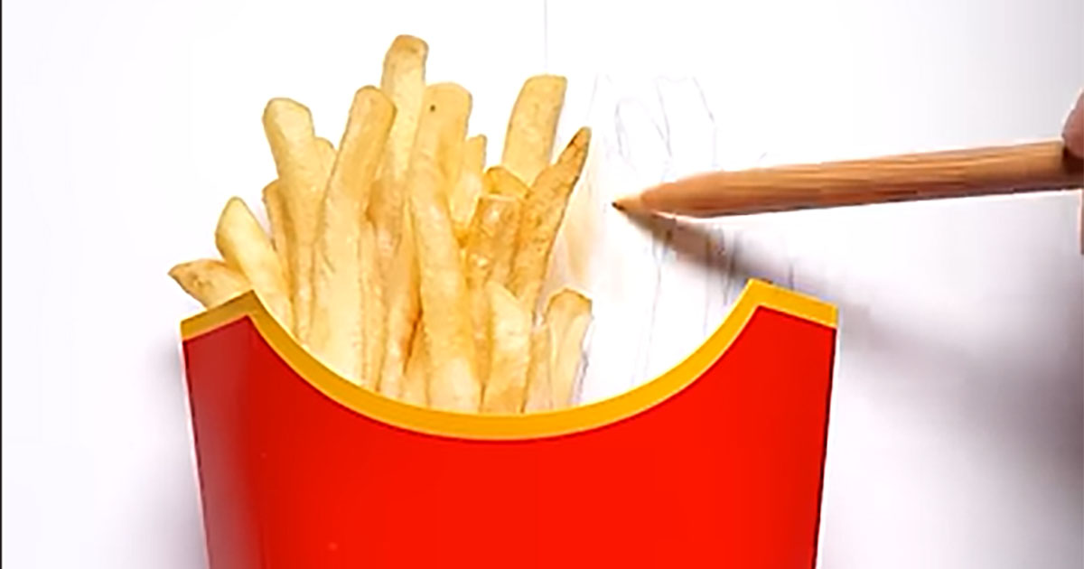 ←本物のポテト　色鉛筆で描いたポテト→　脳がバグる“プロの本気”に「えええええ」「すごすぎ」【海外】（1/2） | 絵画 ねとらぼ