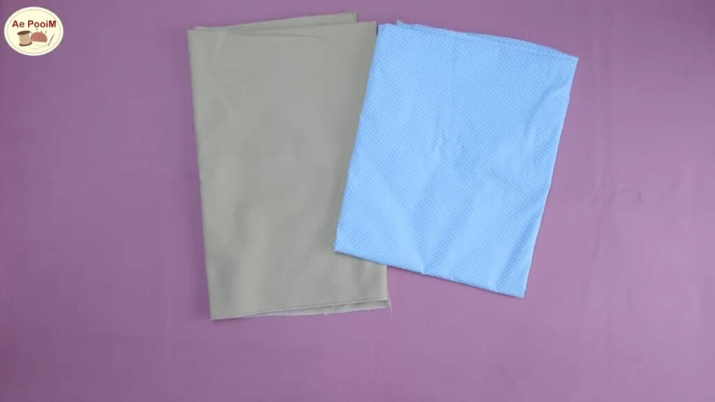 使用する2種類の生地