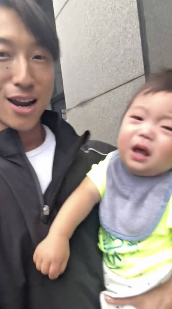 まさかのギャン泣き！