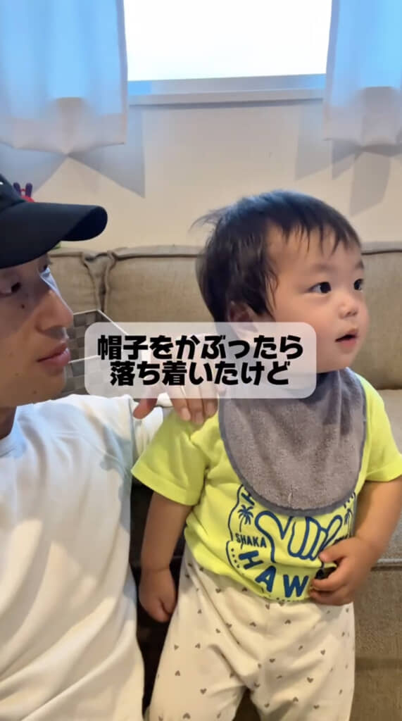 いつもの帽子で髪を隠せばOK