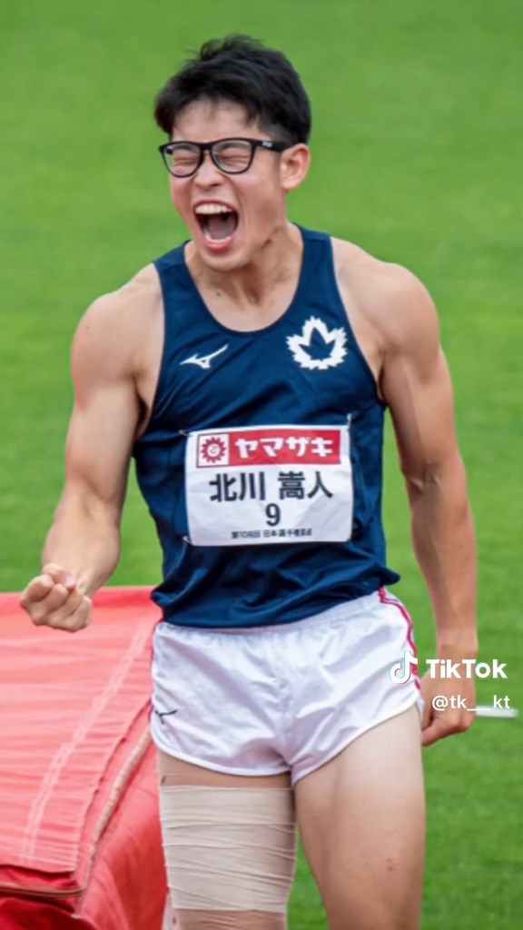 今や身体全体が増量。日本選手権で競う選手に