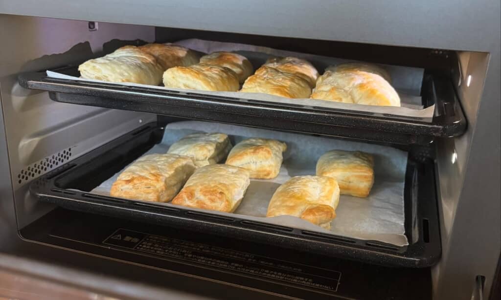 ウィンナーパイを焼くことに成功！