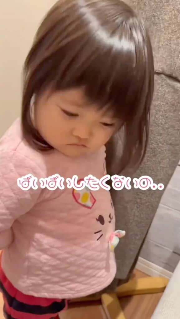 大好きだからバイバイしたくないよね