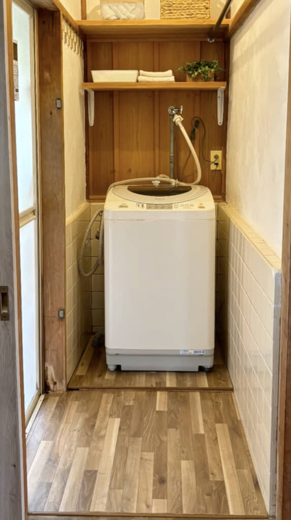 明るい今風の脱衣所に変身！