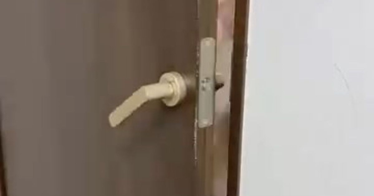 自宅のドアがいきなり開いた、次の瞬間……「しんどいw」　現れた“謎の生き物”が1200万再生「なんかジワる」（1/2） | 育児 ねとらぼ