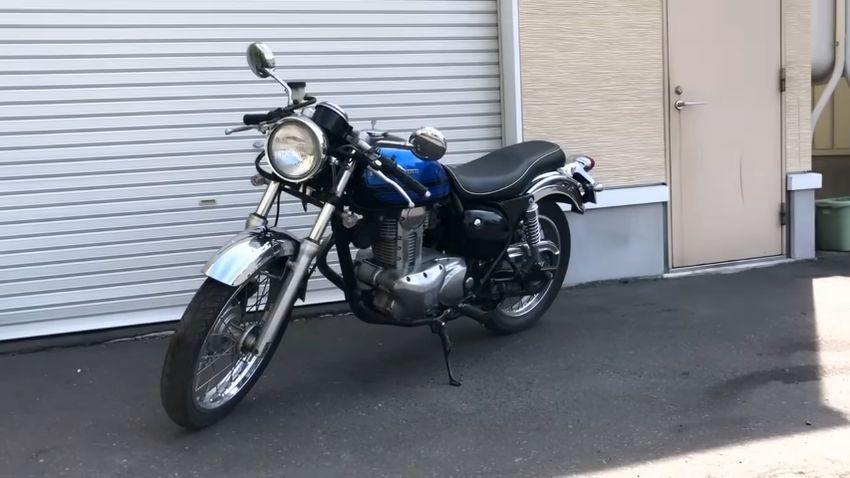 オークションサイトで落札したKawasaki「エストレヤRS」