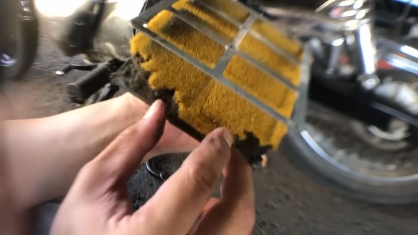 ボロボロになったフィルター